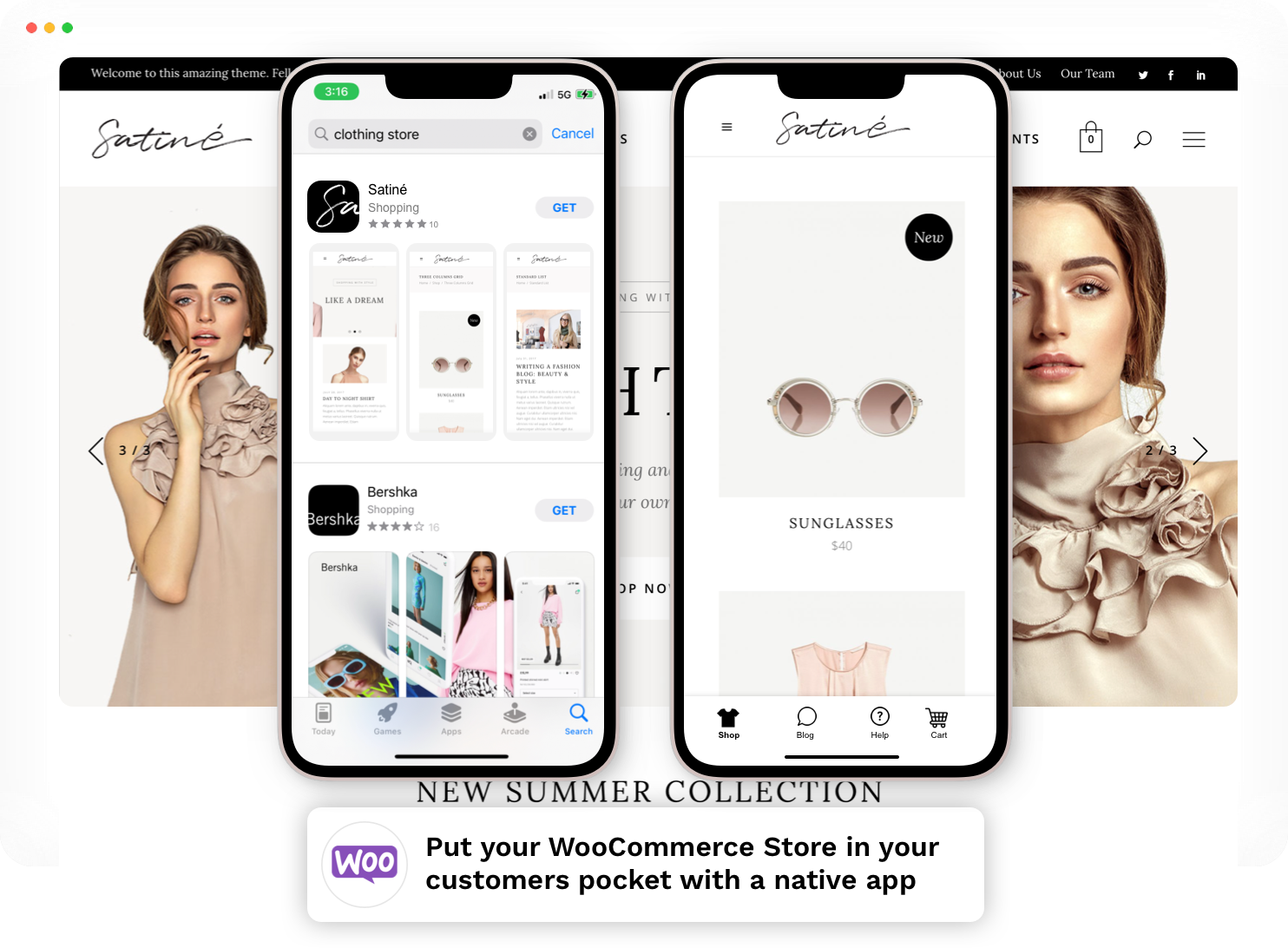 A Mobile App for your eCommerce Store (Screenshot of a ecommerce website that was converted into a mobile app)