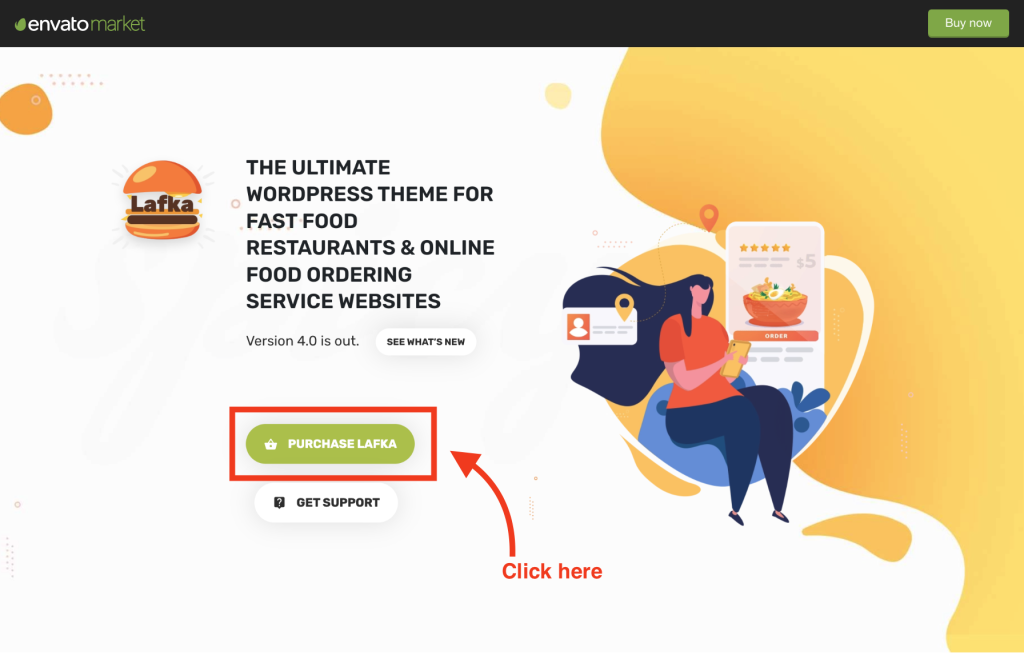 Build an Uber Eats Competitor App - how to step: install a WordPress Theme