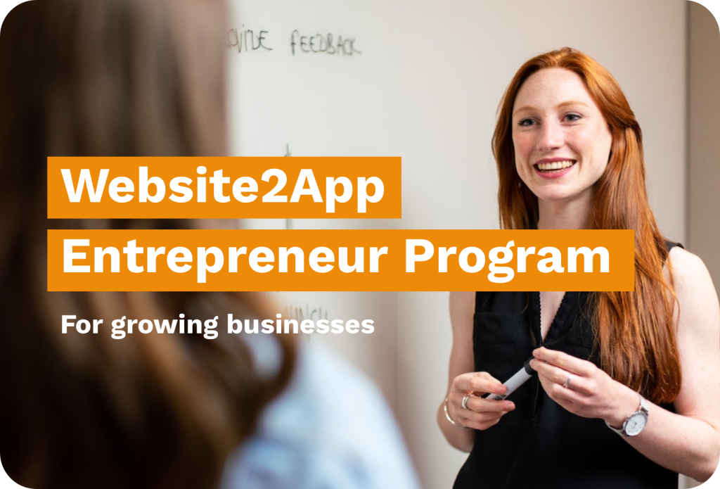 Website2App Entrepreneur Program Cover Photo
