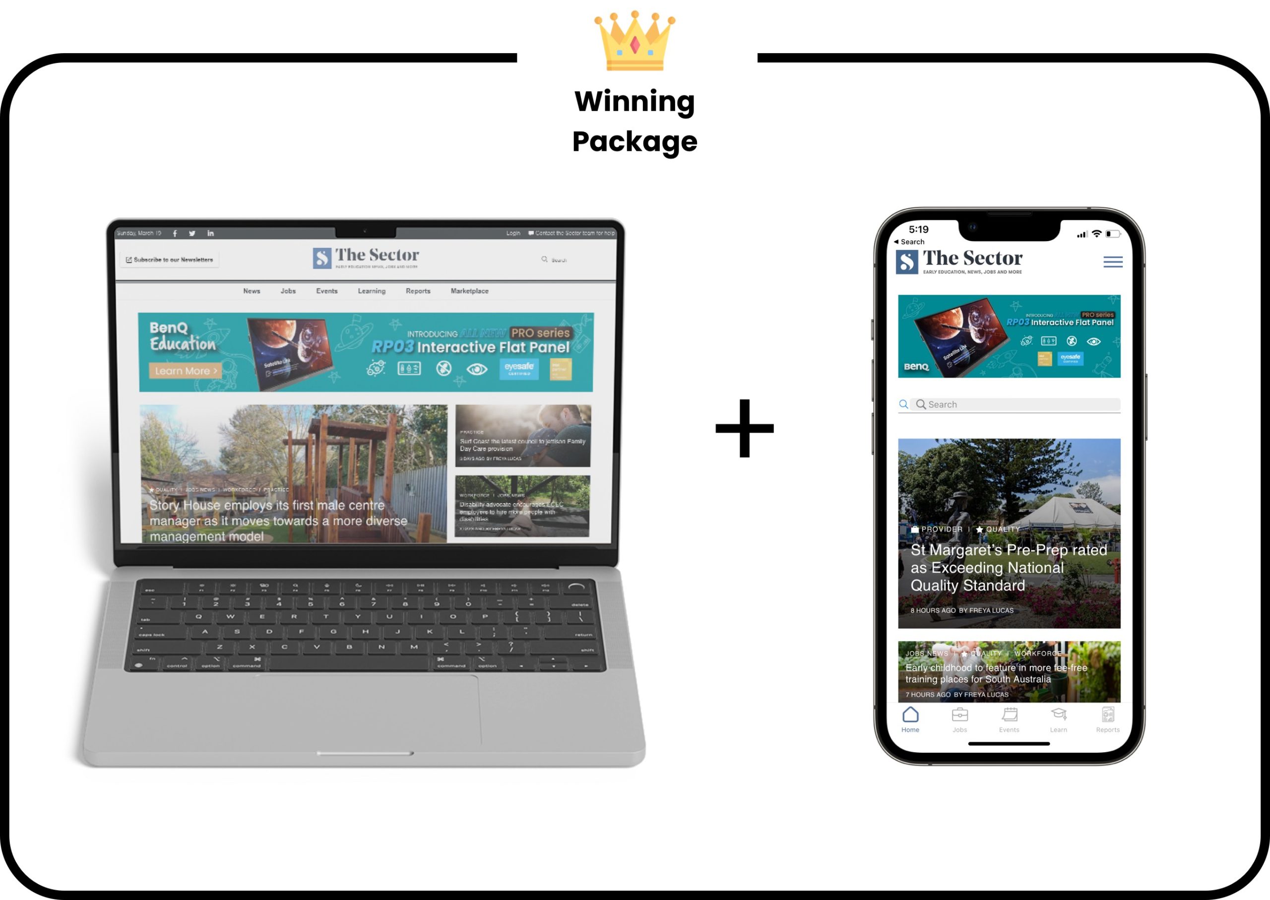 Winning Package Website2App