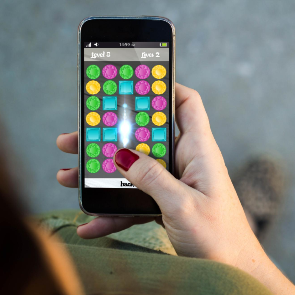 Create an app - Header image playing bejeweled