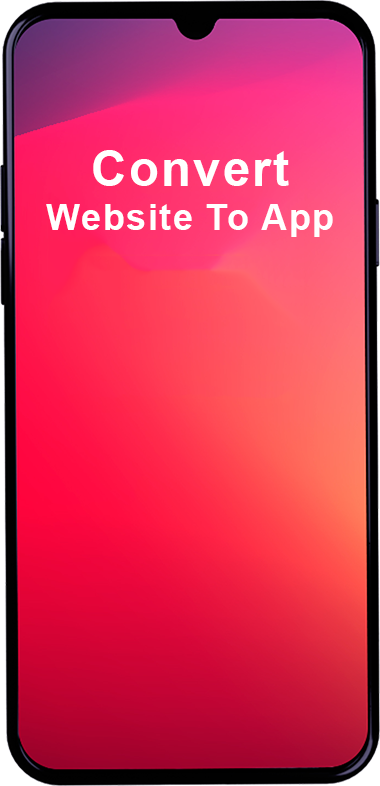 Accelerate Web to App Devleopment picture showing "convert website to app"